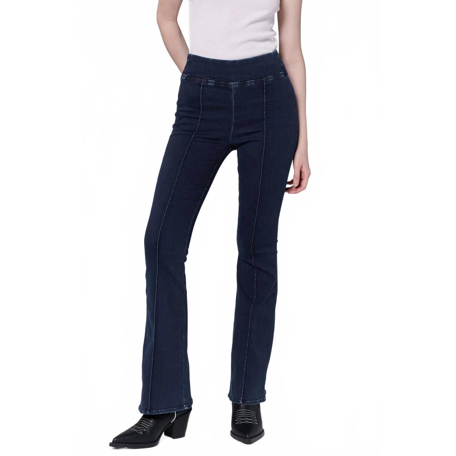 New Dear John Denim Stretch Front Seam Pull On Pants In Moon Rise